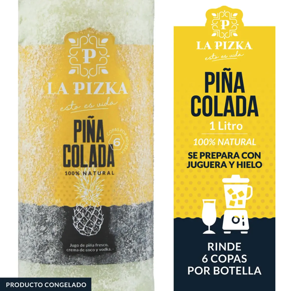 Piña Colada Botellin Gemita
