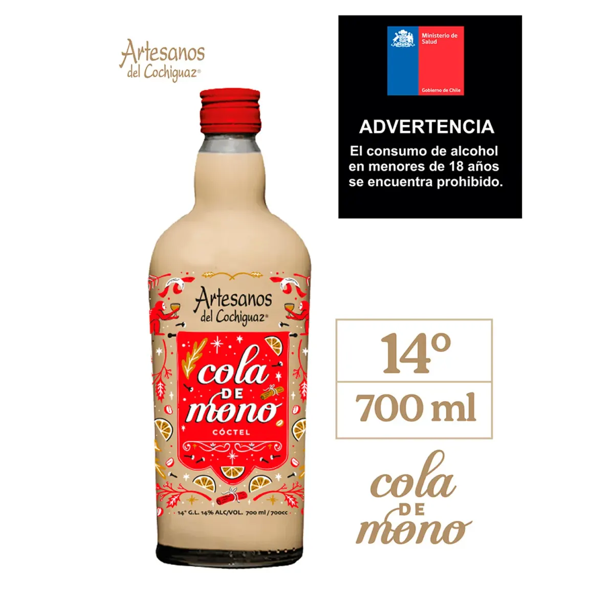 Cola De Mono Artesanos 700ml