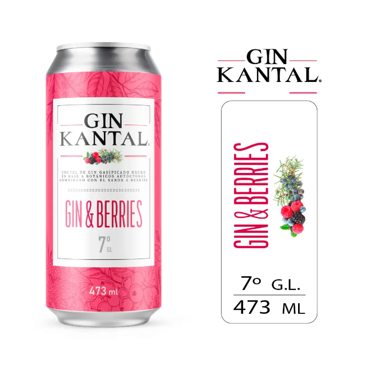 Gin Y Berries Kental