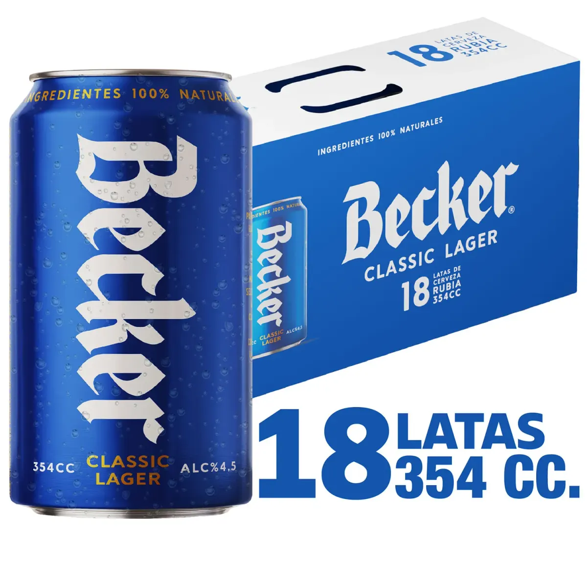 Cerveza Lata Becker Min 350ml