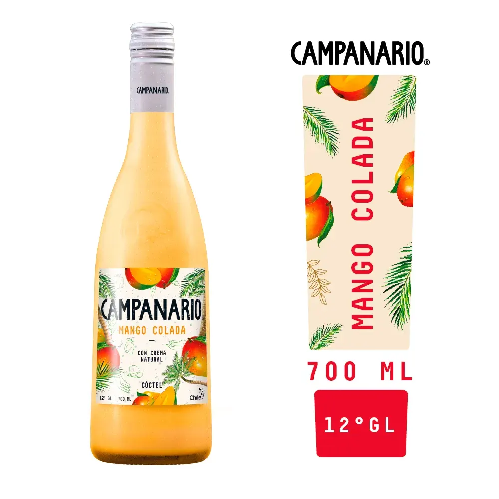 Pisco Mango Colada Campanario 700cc