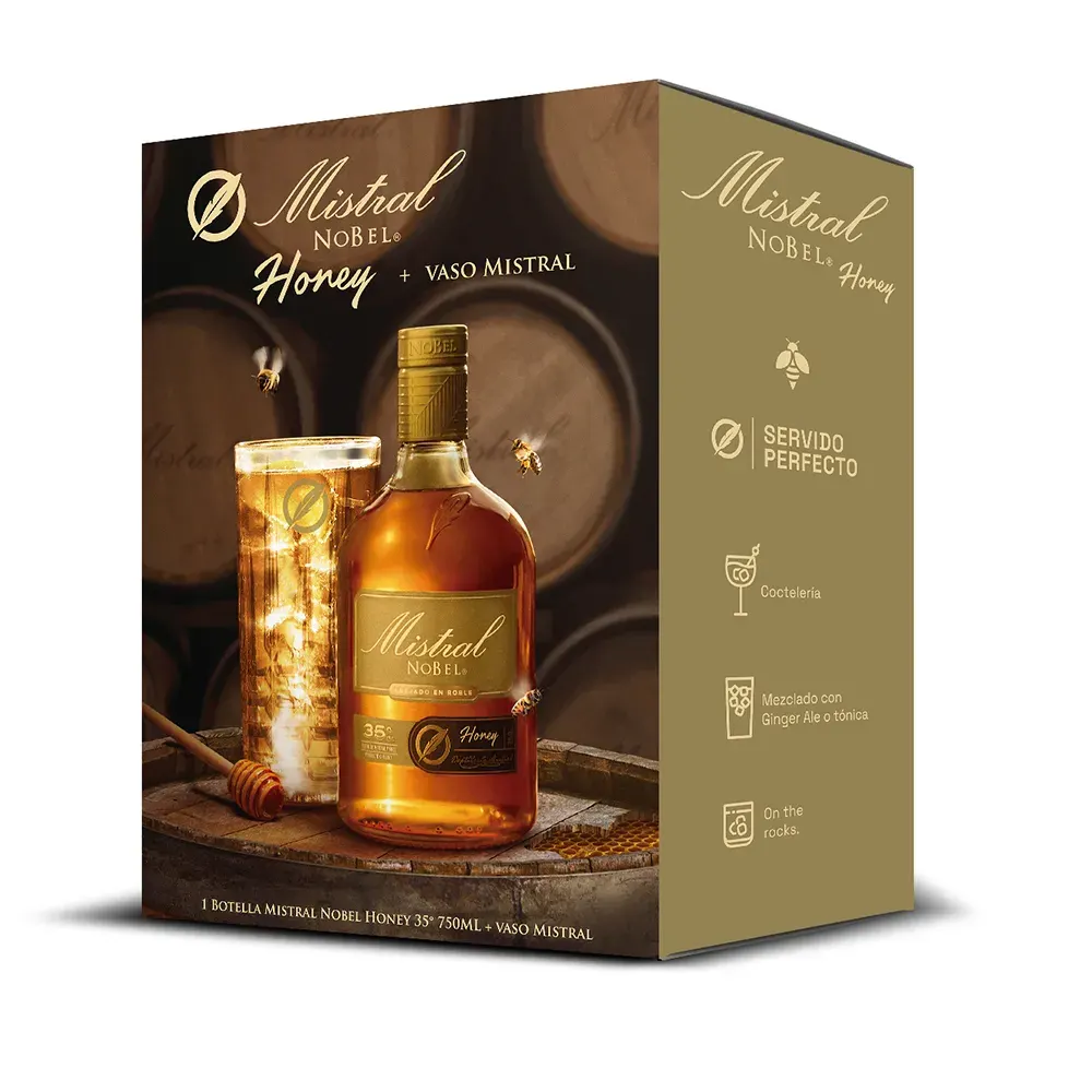 Pisco Mistral Mas Vaso