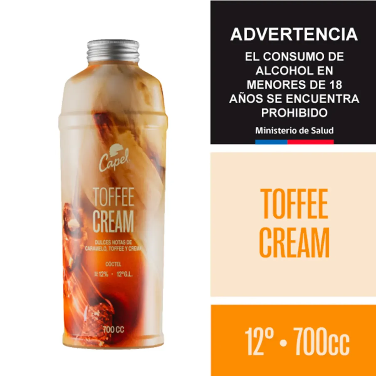 Capel Mix Toffee Cream 700ml
