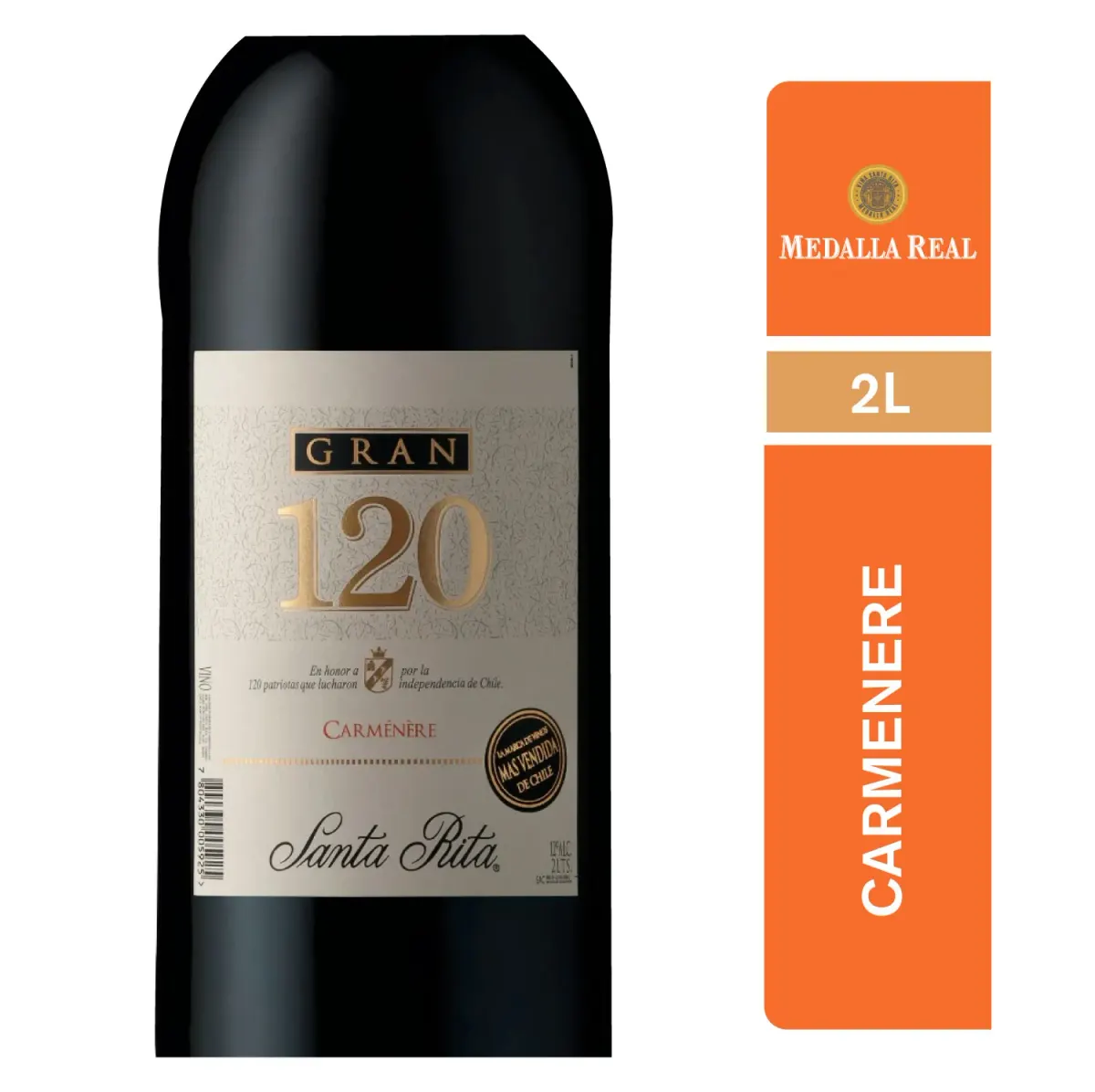 Vino Gran 120 Carmenere Santa Rita 1.5 Lt